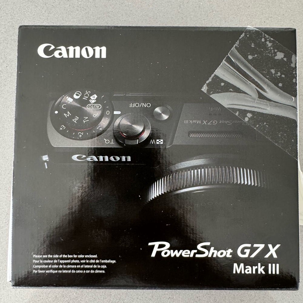 Sold: Brand new Canon PowerShot G7 X Mark III